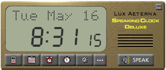 Speaking Clock Deluxe Screenshot